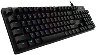 Logitech 920-008949 G512 Lightsync RGB Mechanical Gaming Keyboard with GX Blue Clicky Switch, Carbon