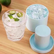 Cylinder Ice Tray Silicone Pinch Ice Cup Household Bucket Quick Ice Ice Easy Freezer Cube Mold E3c3