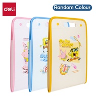 Deli SpongeBob SquarePants Series Expanding File A4 7 Compartments Cute School Supplies Fail Documen