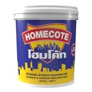 สีน้ำทาภายนอก ชนิดด้าน TOA HOMECOTE HC100 สีขาว 5 แกลลอน (1260373)