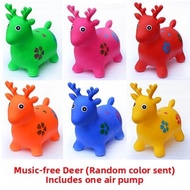 Safe Inflatable Music Baby Bounce Horse Toy