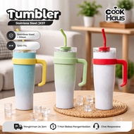 Cookhaus Stainless Steel Tumbler, Rust-Resistant, Lasts Up to 24 Hours, 40oz JX57