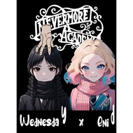 Enid x Wednesday t-shirt