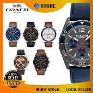 [Original]  Coach Men Watch Leather Strap Chronograph Quartz 14602070 /14602057 /14602038