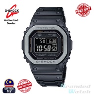 [OFFICIAL CASIO WARRANTY] Casio G-Shock GMW-B5000MB-1D Men's Digital Full Metal Black Stainless Steel Strap Watch