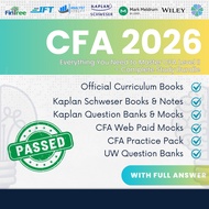 2026 / 2025 CFA Level 2 Complete Study Pack | Schweser Notes, IFT, UWorld Wiley QBanks, Official Cur