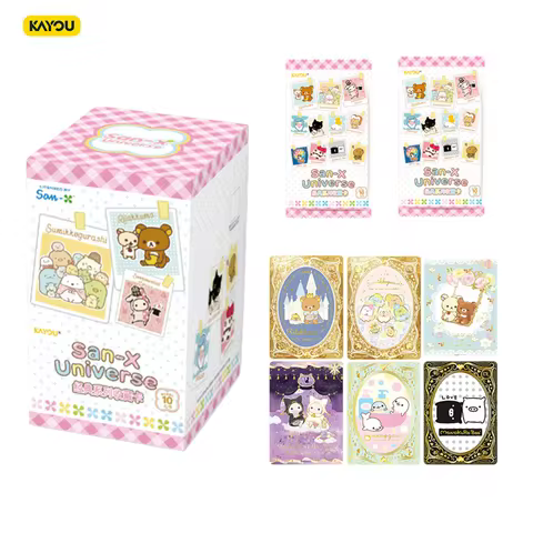 100% Authentic KAYOU San-X Universe Collectible Trading Cards Rilakkuma Sumikko Gurashi Cute Charact