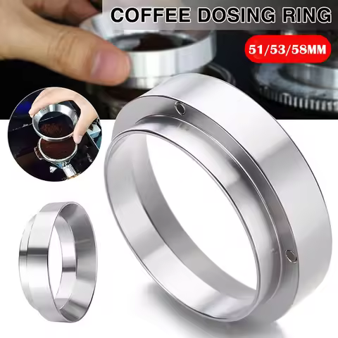 51/53/58mm Magnetic Dosing Funnel Coffee Machine Dosing Ring Replacement Espresso Funnel for Espress