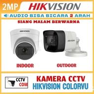 HIKVISION 2MP COLORVU FULLCOLOR TWO WAY TALK AUDIO CCTV CAMERA 2-WAY AUDIO/