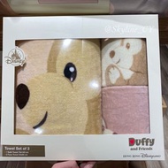🎡香港迪士尼Duffy and friends達菲與好友 毛巾組