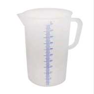 Green leaf water measuring cup 500ml 1liter 2liter 3liter 5liter plastic measuring cup