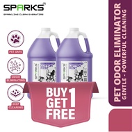 Sparks Cotton Mist Pet Odor Eliminator 1G – Enzyme Cleaner B1T1 for Dog & Cat Urine, Poop, Mess Enzy