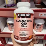 （ของแท้100%）Exp.01/2028 Kirkland Signature Coenzyme Q10 100 mg 300 Clear Enteric Softgels