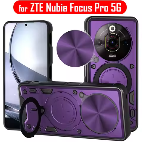 Protection Slide Lens Funda for ZTE Nubia Focus Pro 5G Armor Case for ZTE nubia Focus Pro Case Magne