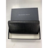 《保證正貨》Burberry 長夾 發財包 黑色 長銀包 二手女用長皮夾 長夾（內有12卡夾）邊有磨痕（台北現貨附盒）