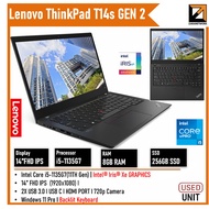 Lenovo ThinkPad T14s (1 YEAR WARRANTY T&C) Core i5 11th/12th Gen 14" FHD Display Win11 Pro