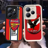 Q-40 Arsenal Black white Case for Xiaomi Redmi Note 13R 14 POCO C65 12 13 13C 5G