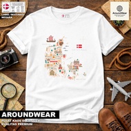 T-SHIRT BY DENMARK 47, WEAR STATETAG ASAL DENMARK PREMIUM SOUVENIR MATERIAL GIFT