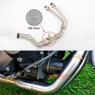 CDMOTO Motorcycle CBR500 Exhaust Pipe Front Section CB500X CBR500 CB500F CBR500R 2013-2019