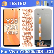 Vivo LCD Y20 Y20S Y20i Y12S Y3S Y15S Y15A Y11S Y12D Y01 Y12G Y30 Y51S LCD Component Replacement Touc
