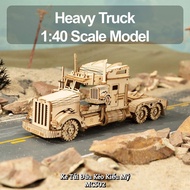 Đồ Chơi Lắp Ráp Bằng Gỗ 3D Robottime Mô Hình Xe tải Đầu Kéo Heavy Truck MC502 (Tỷ lệ 1:40) - Đồ Chơi
