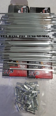 Căm Dẹp và Căm Tròn mạ Crom OSAKI - 2 bánh