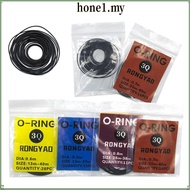 HONE 1Pack Rubber O-Ring, Repair Tools 0.5/0.6/0.7/0.8mm Watch Gaskets,  Rubber Waterproof Watch Bac