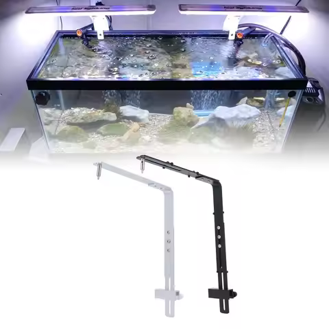 Aquarium Lamp Stand Aquarium Light Bracket Aluminum Alloy Versatile Aesthetic Fish Light Holder Flex