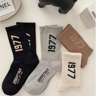 Fog 1977 Street Wear Socks FEAR OF GOD European American Street ins Spring Summer Sports Socks Unise