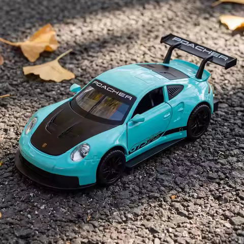 1:32 Porsche GT3 RS RSR 911 GT3 911 Turbo S Cayenne Turbo Supercar Alloy Metal Diecast Model Car Com