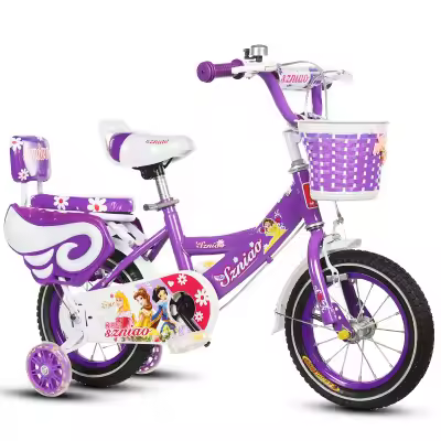 Wholesale Popular Cartoon Children Bicycle With Cloud Kids Bike for 3-8 Years Old Girls