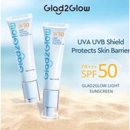 Glad2Glow Light Sunscreen Gel SPF 50 PA+++ - Sunscreen glad2glow