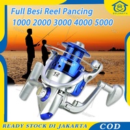 Reel Yumoshi 13BB Spool Besi Metal BK6000 Logam Seri Rol Gulung Senar Pancing Reel BK3000 BK2000 BK1