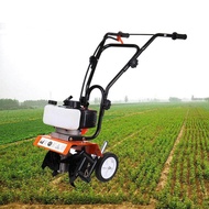 mini tiller earth auger drill grinder ground floor power engine petrol gasoline cultivation garden soil plant stand roller roll wheel handle holder tool up down yard lawn mower motor cutter blade plate sand out gear tractor saw tanah weeder small lose use