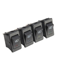 AW-17D Car Fog Light Modified Light Switch 12V Red Yellow Blue Green White Fog Light Switch Fog Ligh