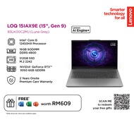 LENOVO LOQ AI GAMING LAPTOP (I5-12450HX/16GB/512GB/15.6FHD 144HZ/6GB NVIDIA RTX3050/OFF HOME 2024/W1