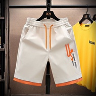 Short Shorts Men's 5-point Pants Trendy Casual Big Pants Thin Beach Pants Teenager Student Pants 12.