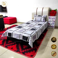Set 2in1 Cadar Fahim Single Patchwork Cotton Material 80Percent 20 Percent Polyster Anti kedut Rando