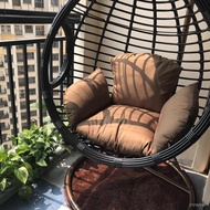 Good productRocking Chair Single Double Thick Rattan Basket Rattan Chair Bird's Nest Glider Balcony Swing Indoor Outdoor