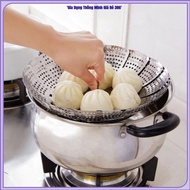 SHINY STAINLESS Stainless Steel Steamer Basket, Food Steamer Basket, Foldable Steamer, Premium Dumpl