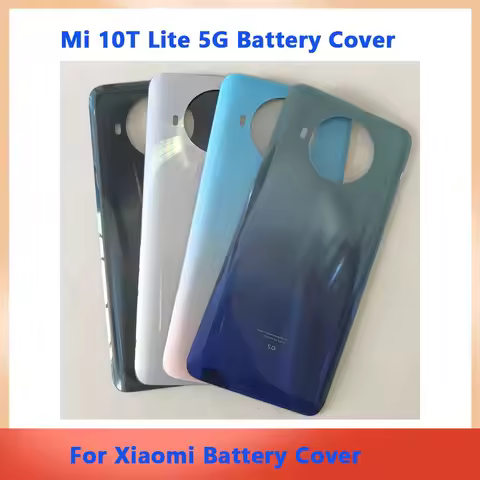 For Xiaomi Mi 10T Lite 5G Battery Cover Back Glass Panel Rear Door Case Repair Parts For Xiaomi Mi 1