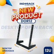 DOR12 Desktop Open Rack 12U Indorack Rack Audio Receiver Patch Panel