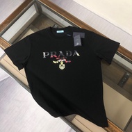 T-shirt Prada/T-shirt bercetak Prada, T-shirt uniseks, T-shirt perniagaan, T-shirt pasangan, gaya se