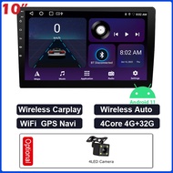 Android 9 Inch Head Unit Tape Mobil Bluetooth Double Din Head Unit Android 9 Inch Tv Mobil MP5 Player Dengan Bluetooth WIFI GPS FM Radio 4+32G