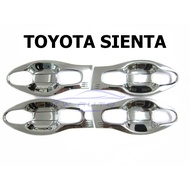 1 Set Door Handle Tray Toyota Sienta XP 2017-2023 Chrome-Plated Cup Cover Protector