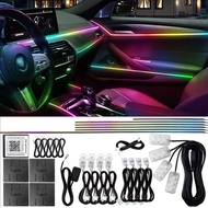 Car Ambient Light LED Streamer 18in1 Dynamic Car Ambient Light RGB Symphony 256 Colors Car Interior 