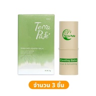 บาล์มอโรมา [ 3 ชิ้น ] เทอร่า พาเฟ่ หอมสดชื่น กลิ่น Aroma เย็นสบาย Terra Pafe Comfrey Balm ใช้งานได้ย