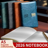 Planner Notebook 2026 Academic Organizer with Monthly Weekly Daily Planner Leather Cover Study Journ