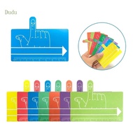 Dudu Bookmarks Strips Finger Spacer Writing Dyslexia Reading Tools Book Mark Gasket