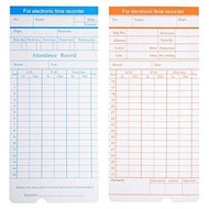 Time Recorder Punch Card Machine Card Time Card Punch Card